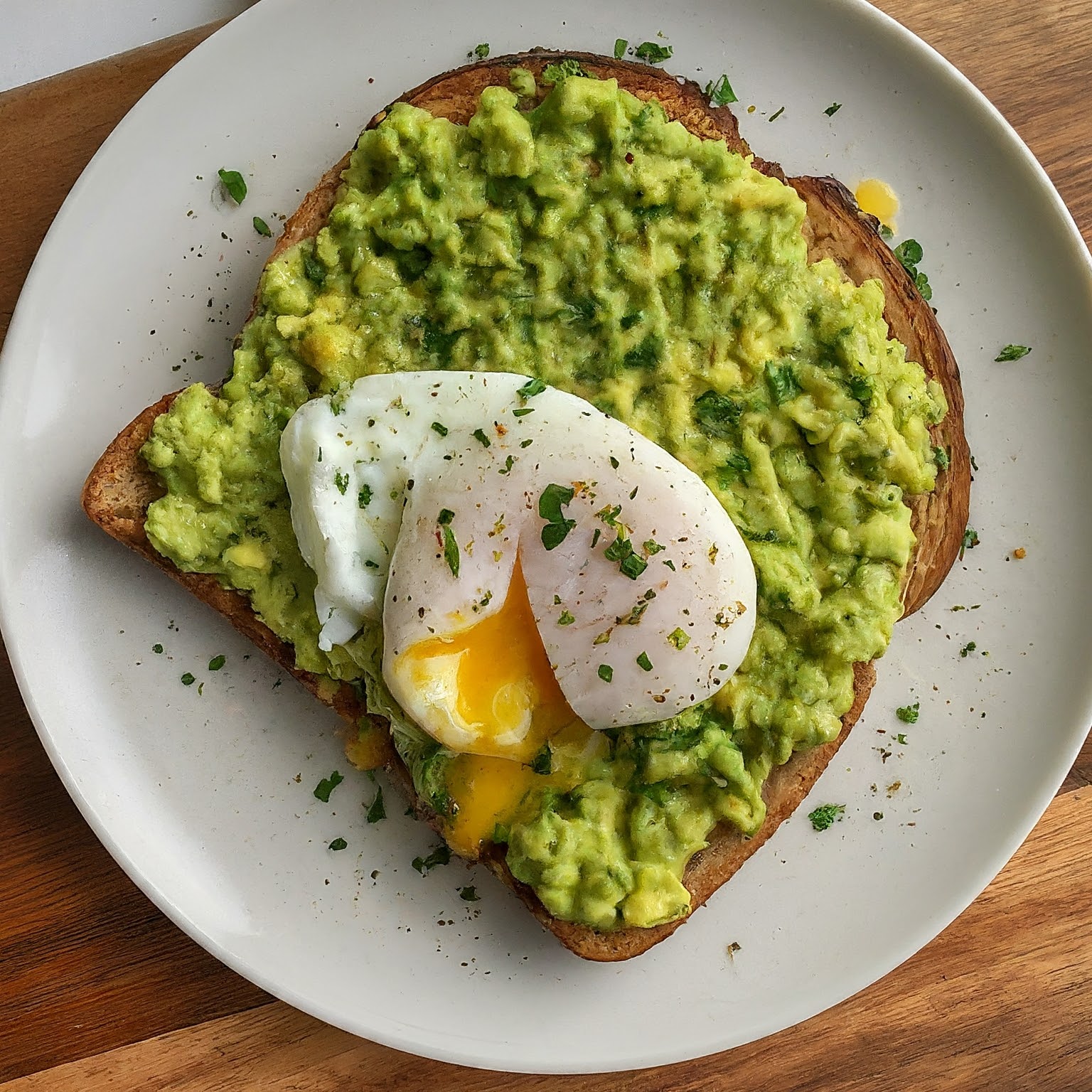 Avocado Toast with Poached Egg