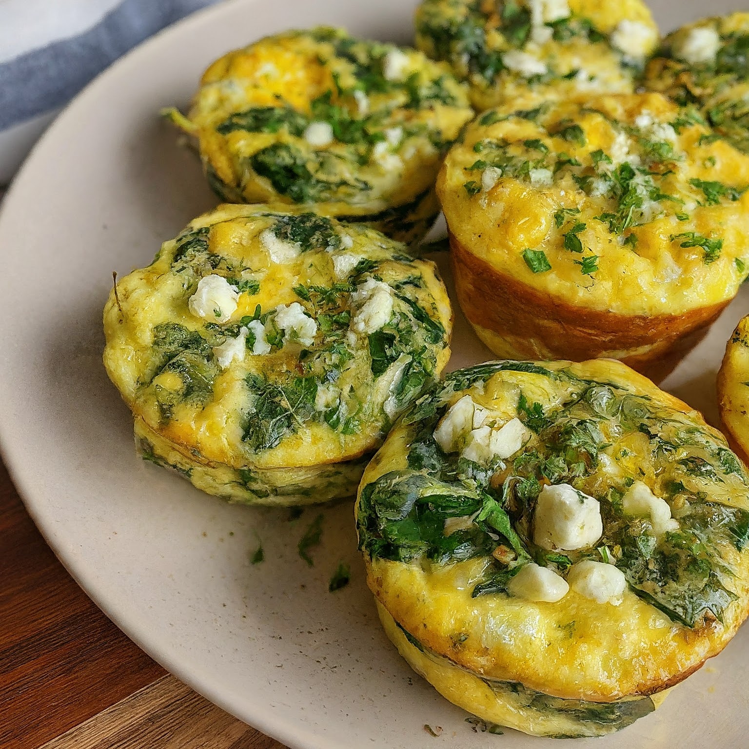 Spinach and Feta Egg Muffins